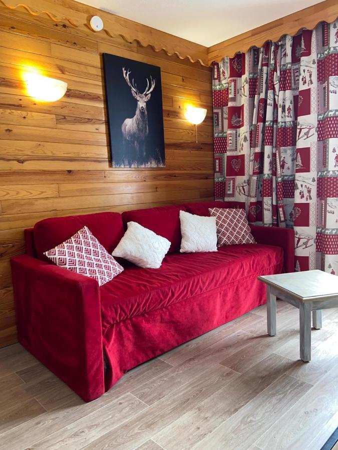 Appartement lumineux aux pieds des pistes Saint-François-Longchamp Extérieur photo