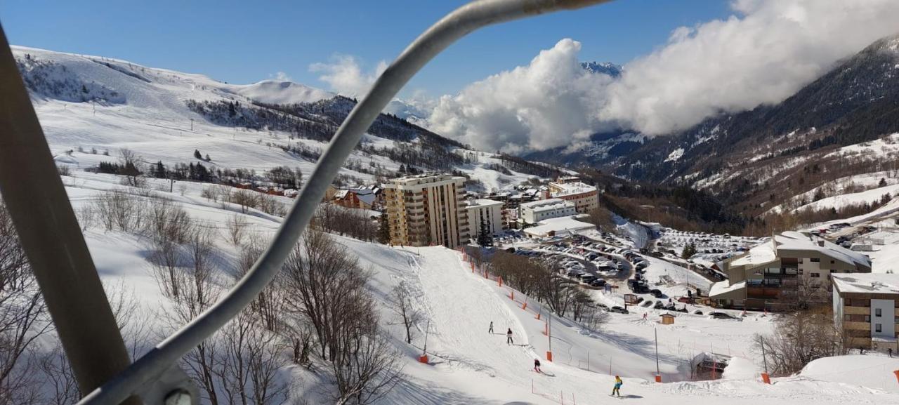 Appartement lumineux aux pieds des pistes Saint-François-Longchamp Extérieur photo
