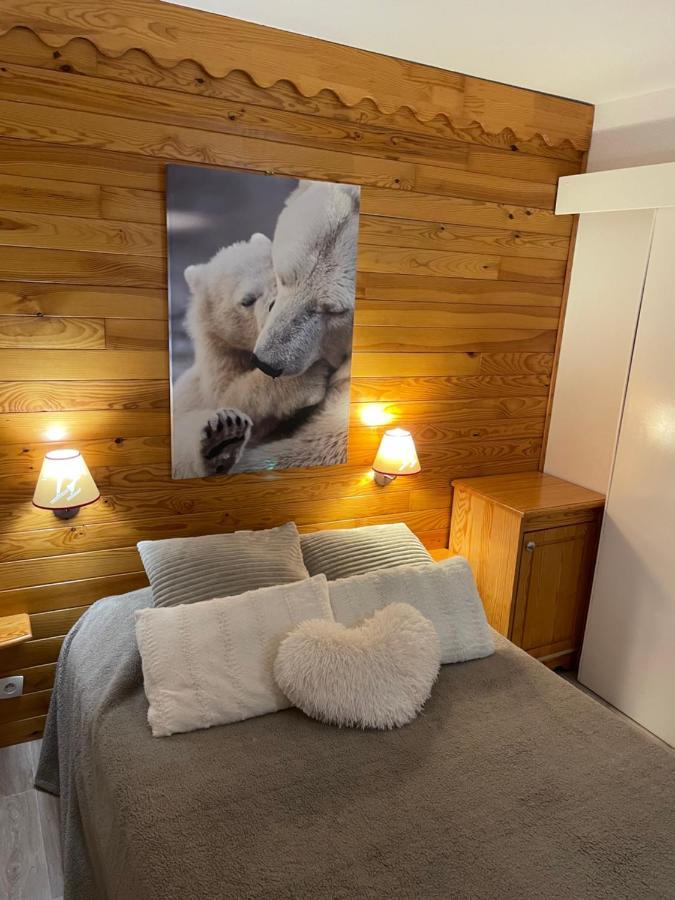 Appartement lumineux aux pieds des pistes Saint-François-Longchamp Extérieur photo